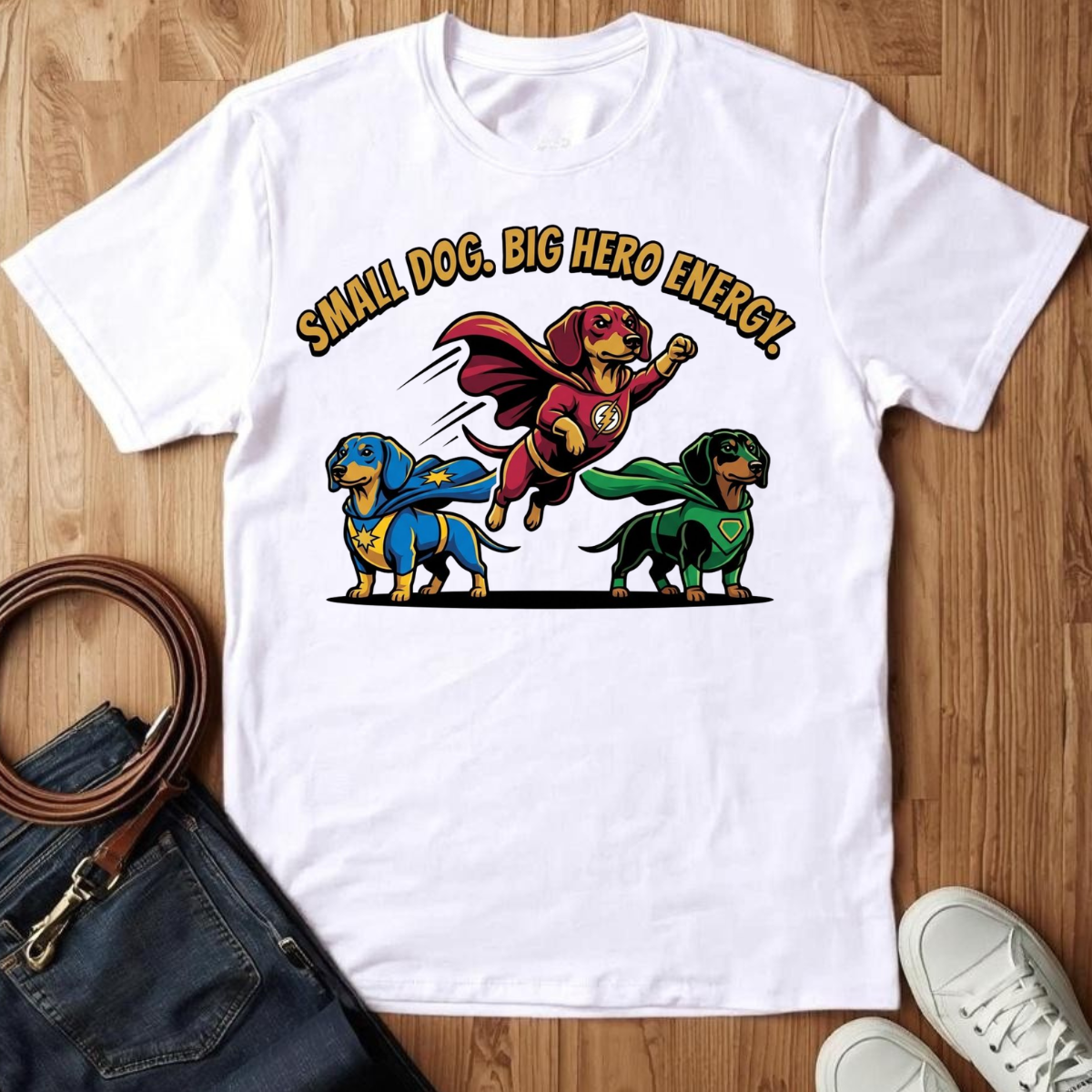 Small Dog Energy- T-Shirt