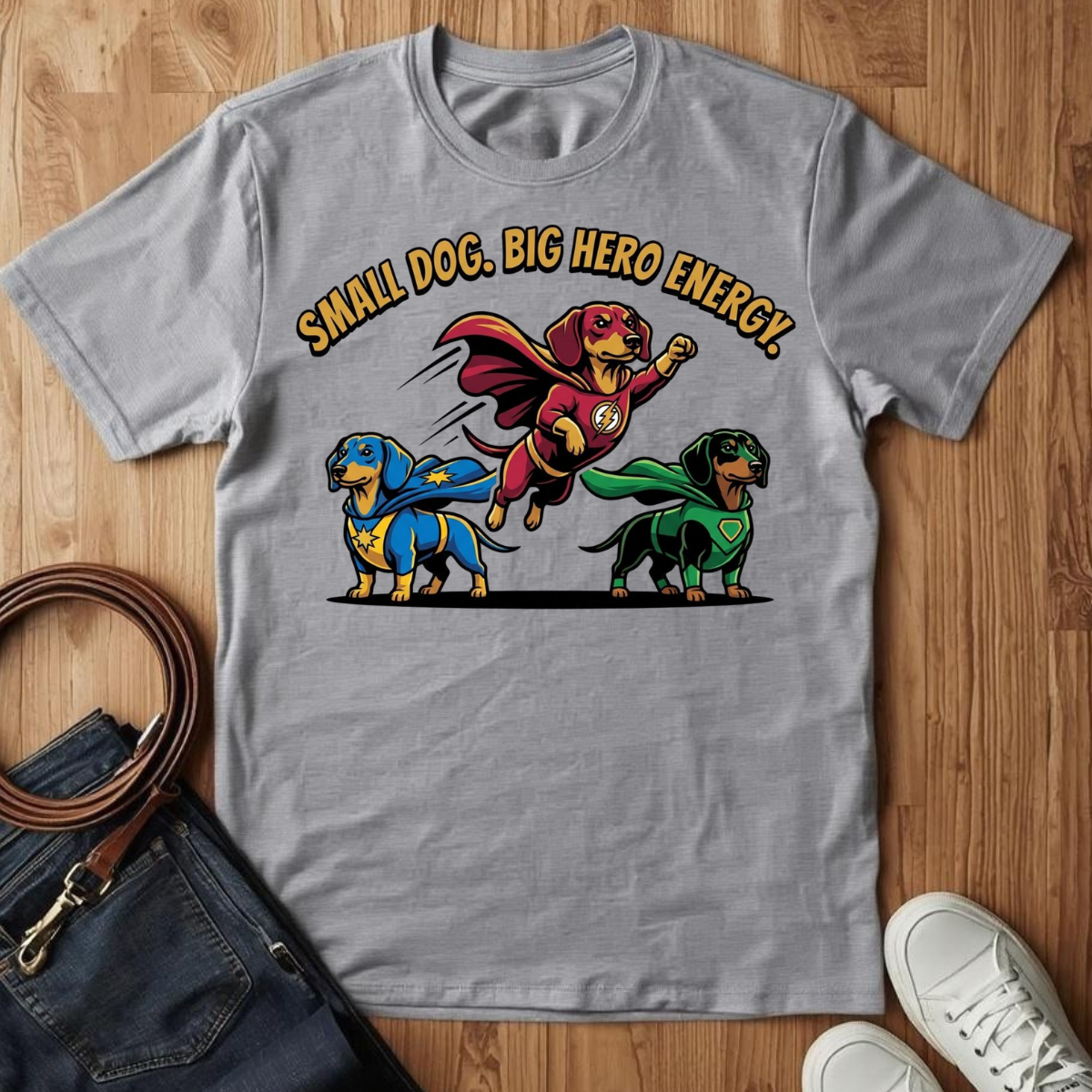 Small Dog Energy- T-Shirt