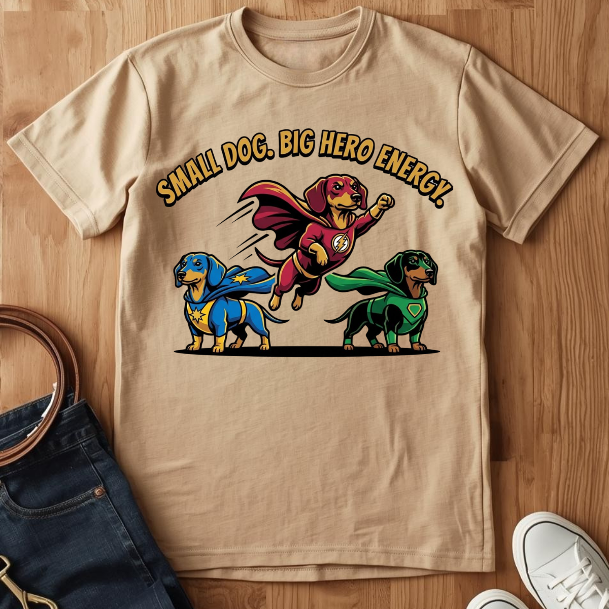 Small Dog Energy- T-Shirt