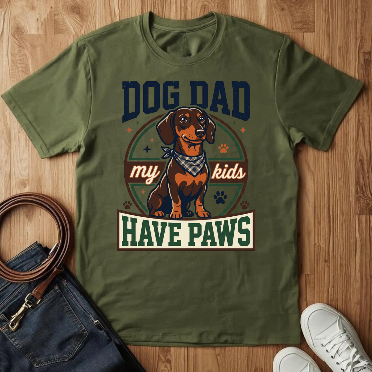 Proud Dog Dad- T-Shirt