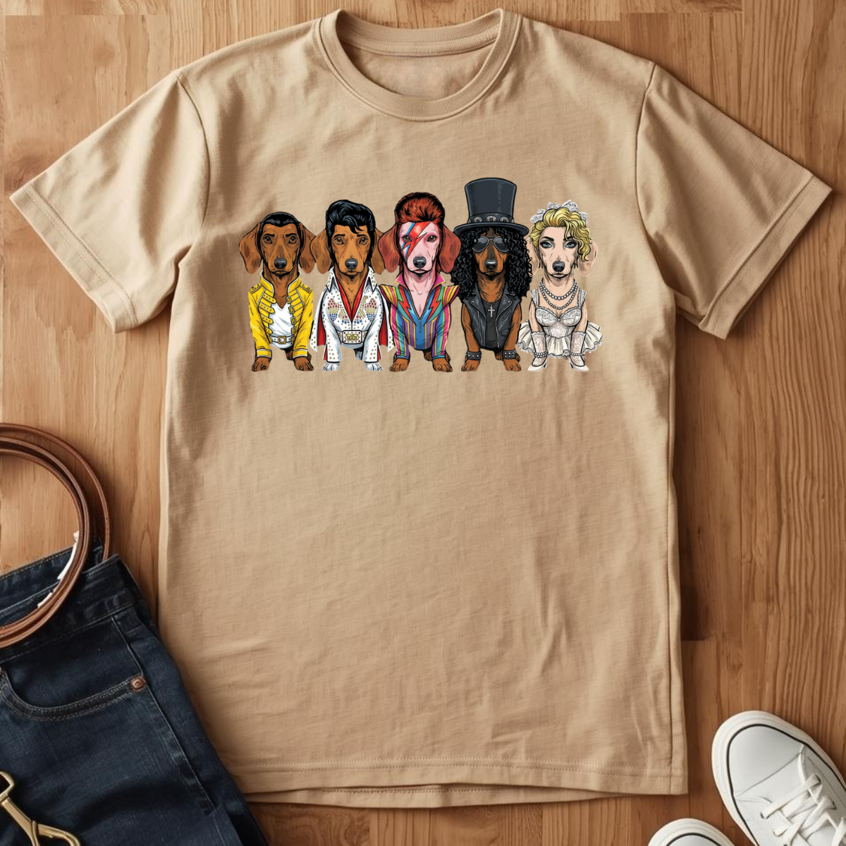 Dachshund Icons- T-Shirt