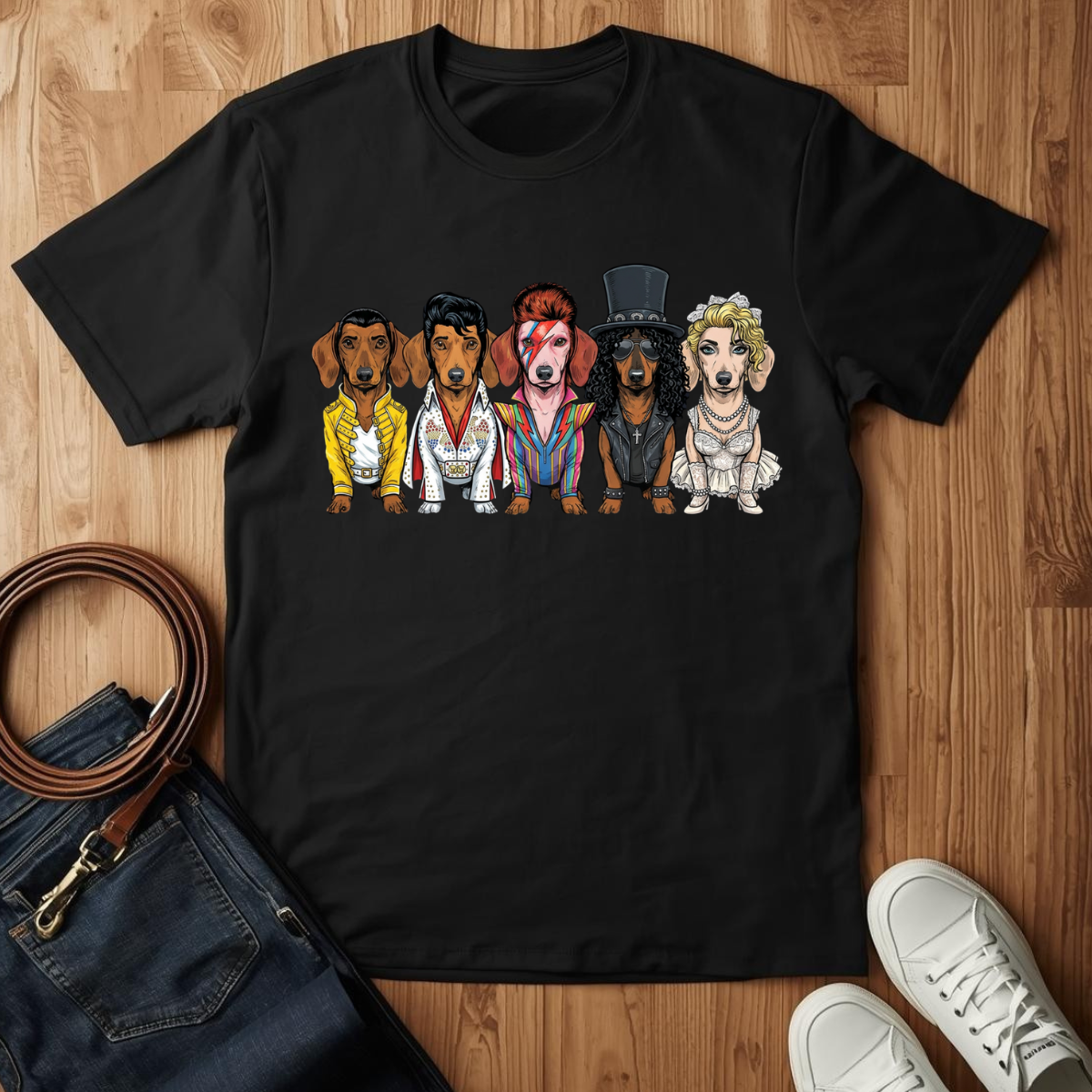 Dachshund Icons- T-Shirt