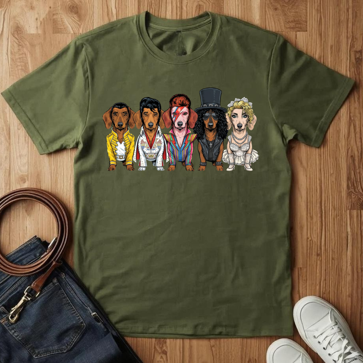 Dachshund Icons- T-Shirt