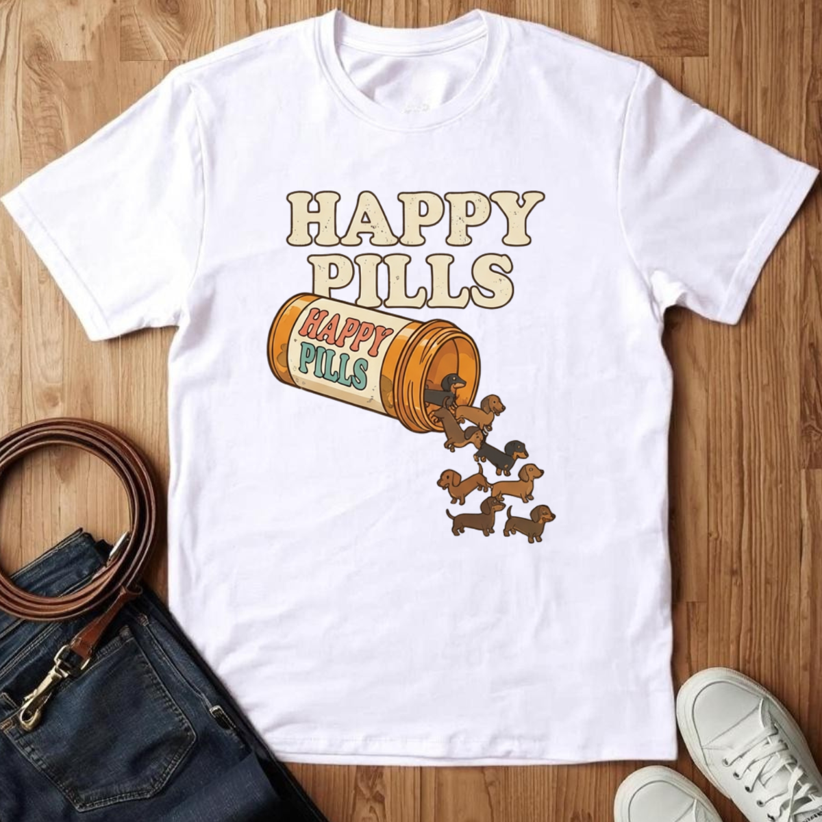 Happy Pills- T-Shirt