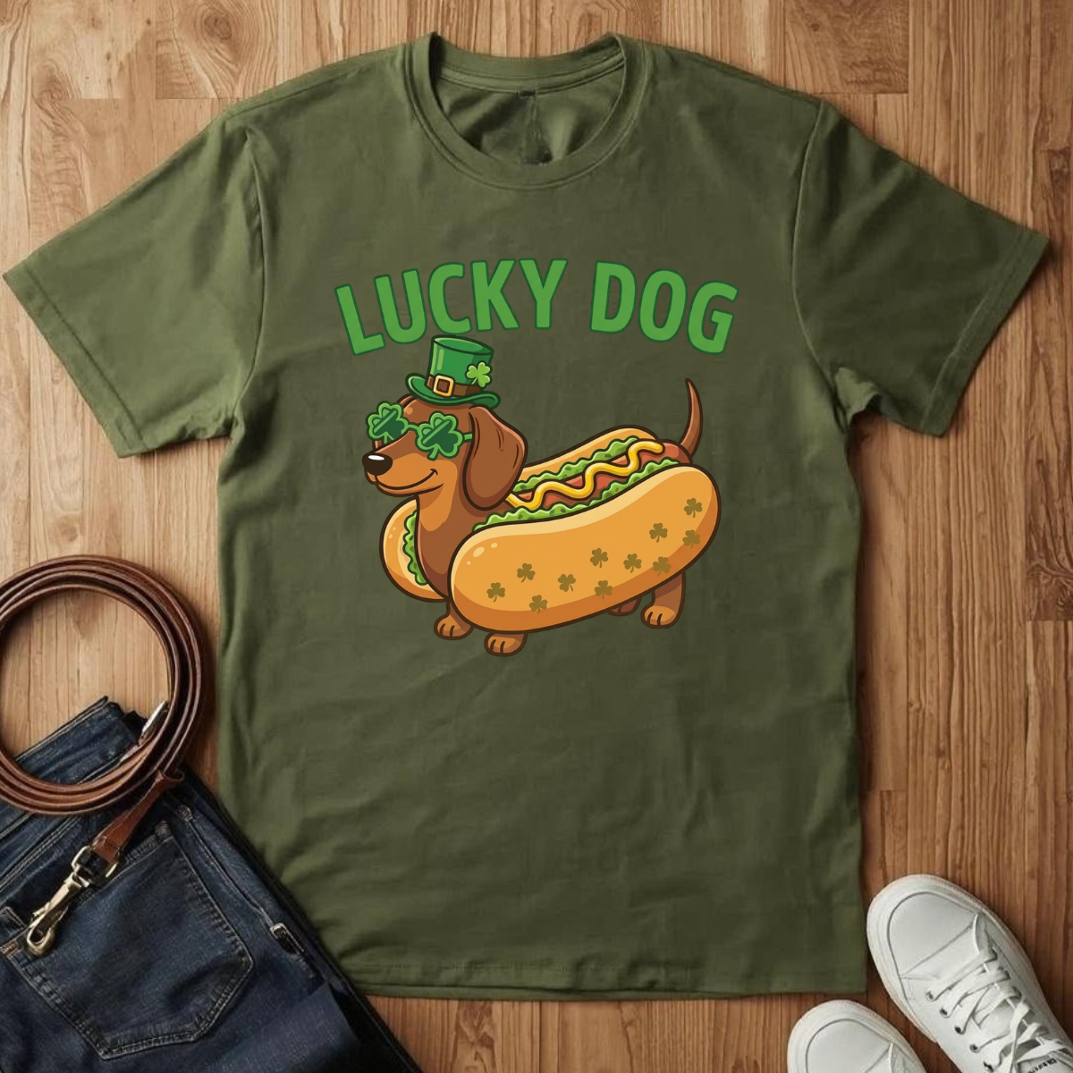 Lucky Dog- T-Shirt