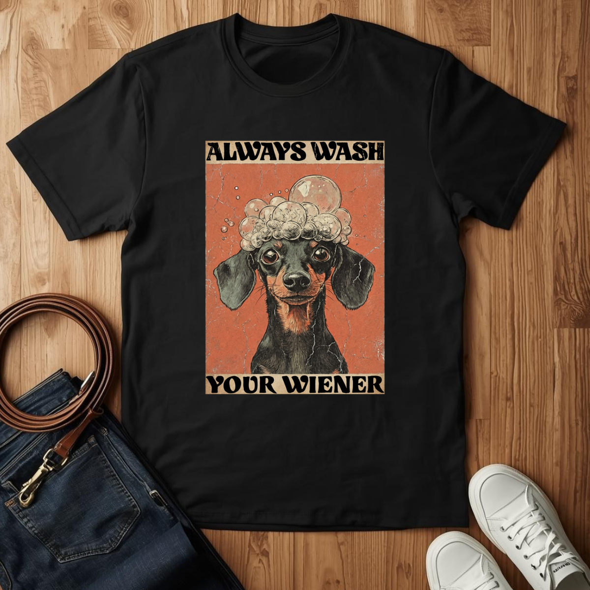 Wash Your Wiener- T-Shirt