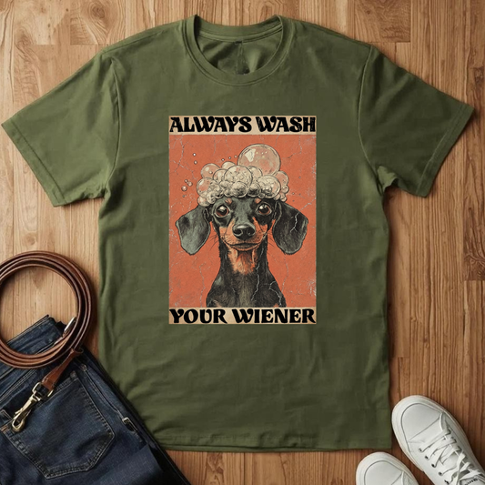 Wash Your Wiener- T-Shirt