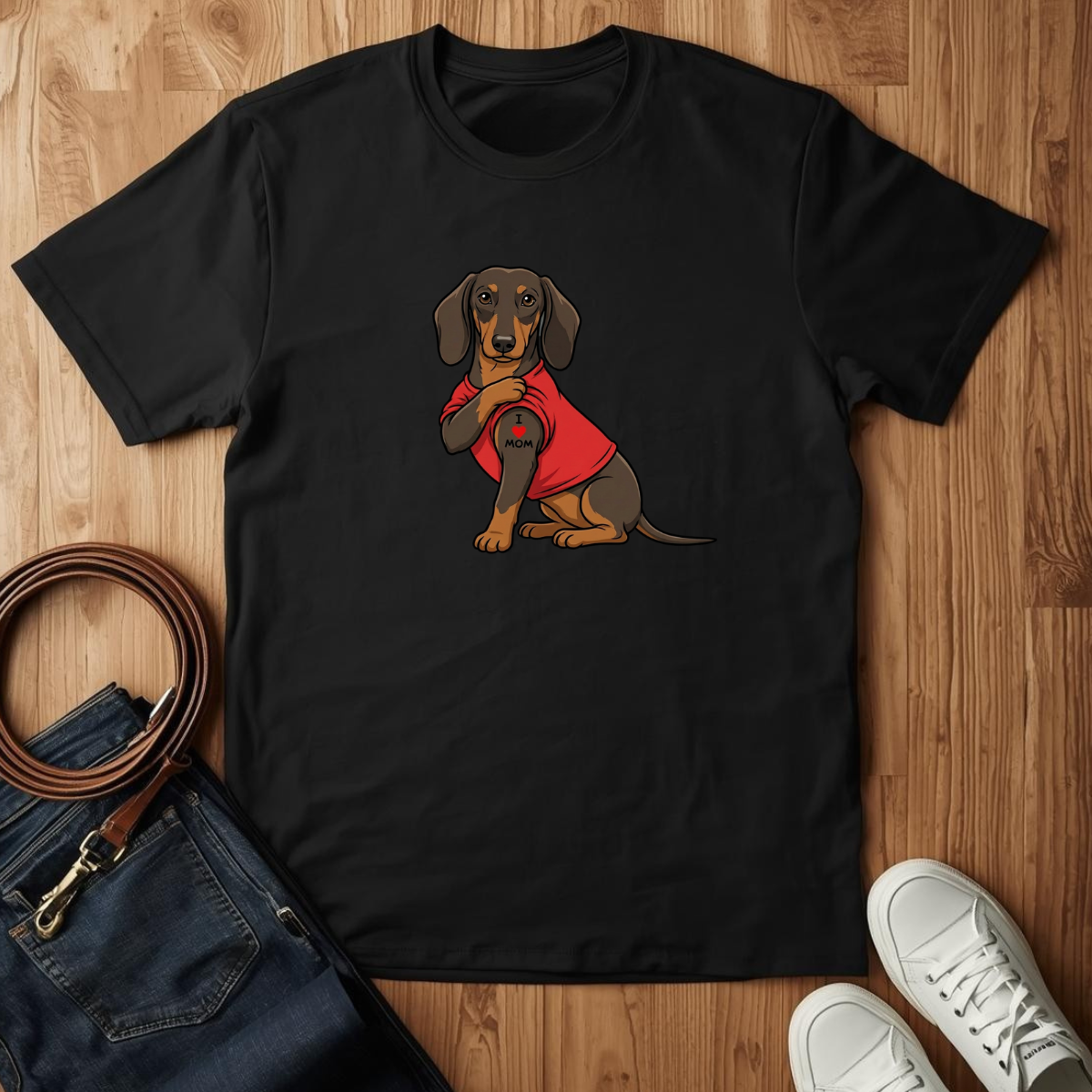 Doxie Tattoo- T-Shirt
