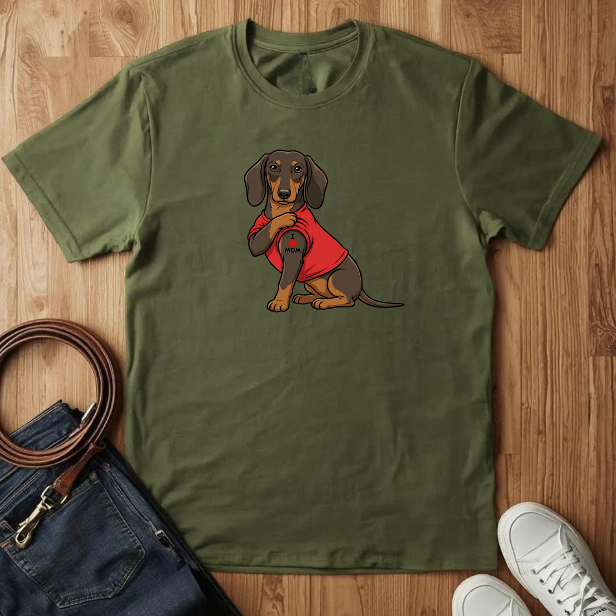 Doxie Tattoo- T-Shirt