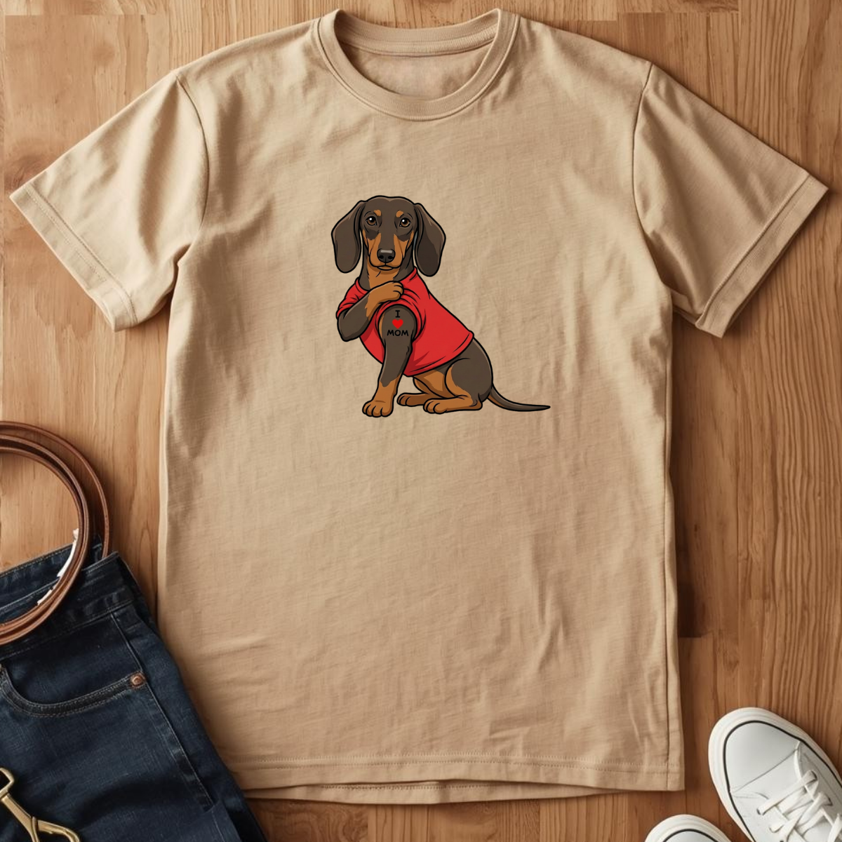 Doxie Tattoo- T-Shirt
