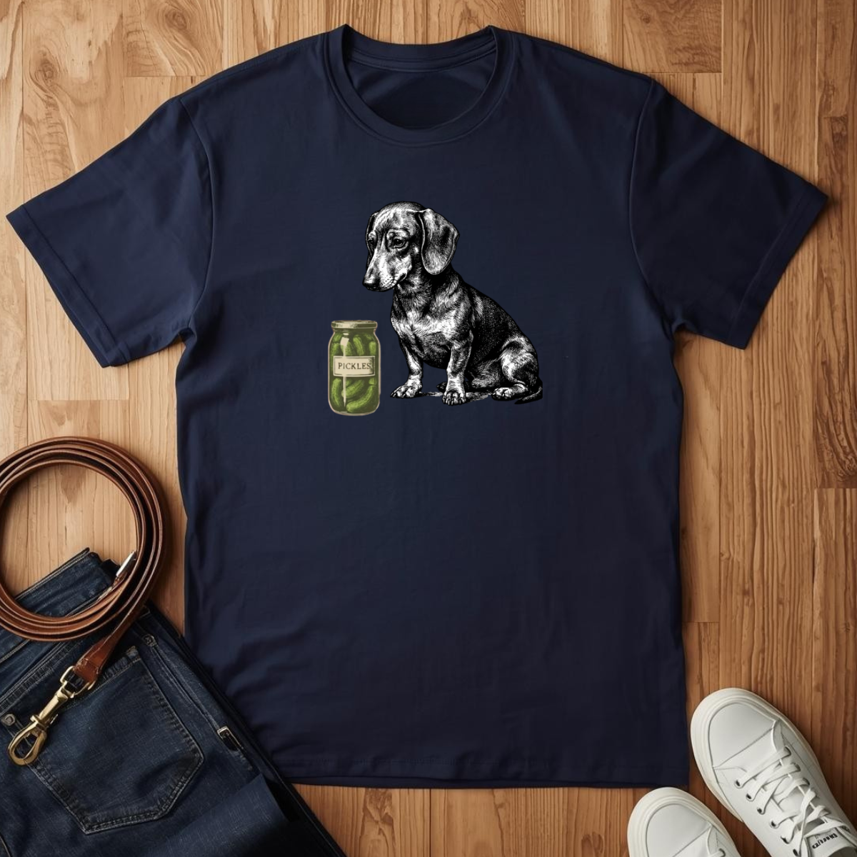 Dachshund Pickle- T-Shirt
