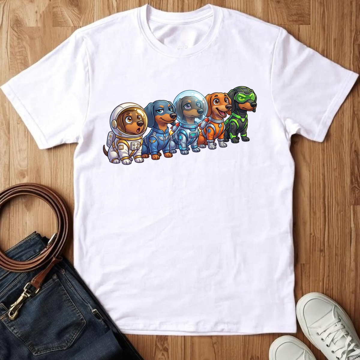 Wieners in Space- T-Shirt