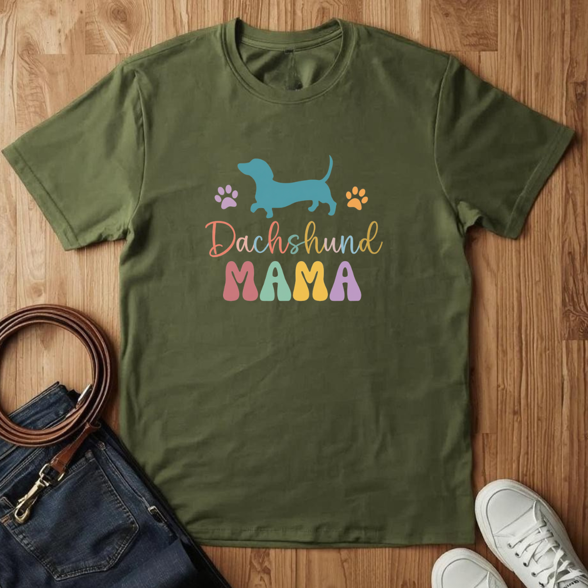 Dachshund Mama- T-Shirt