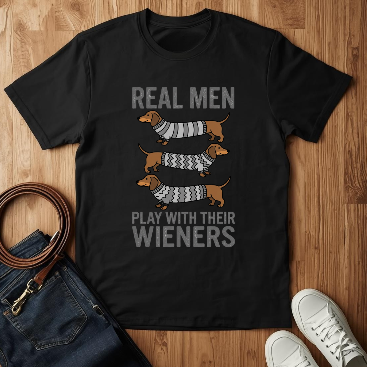Playful Wieners- T-Shirt