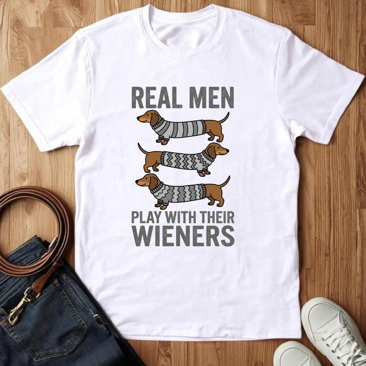 Playful Wieners- T-Shirt