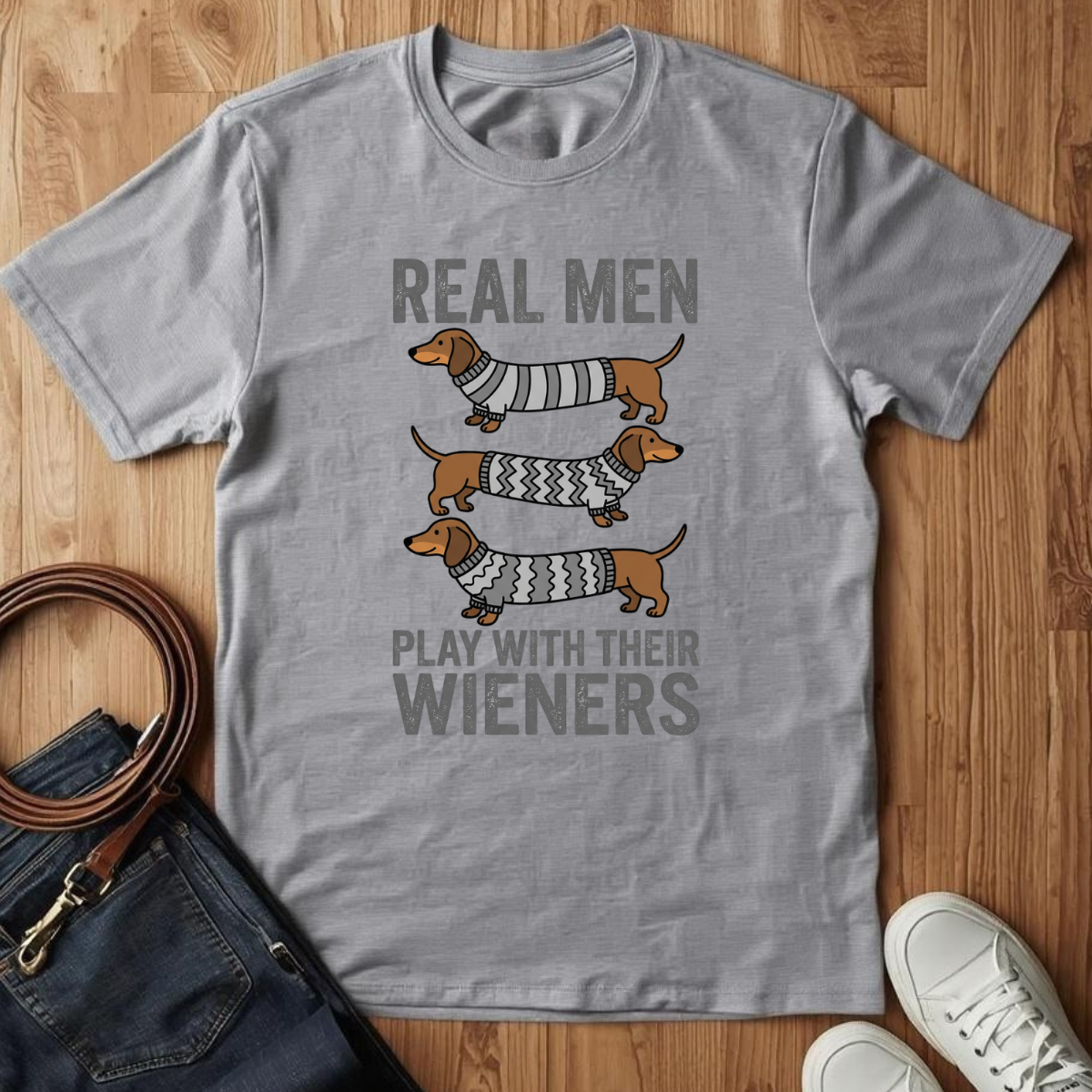 Playful Wieners- T-Shirt